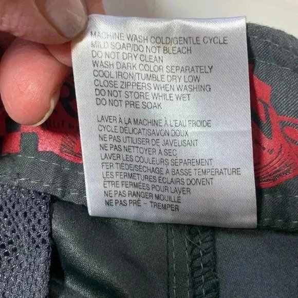 Rip Zone Rare  90’s Board Shorts, Adjustable Waist, Embroidered - Picture 10 of 14